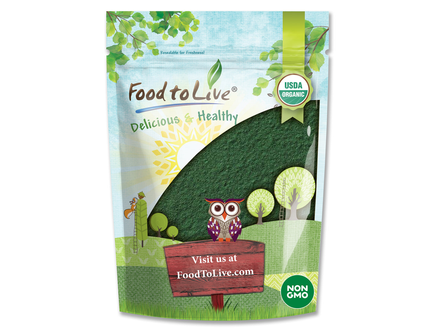 Organic Spirulina Powder - by Food To Live