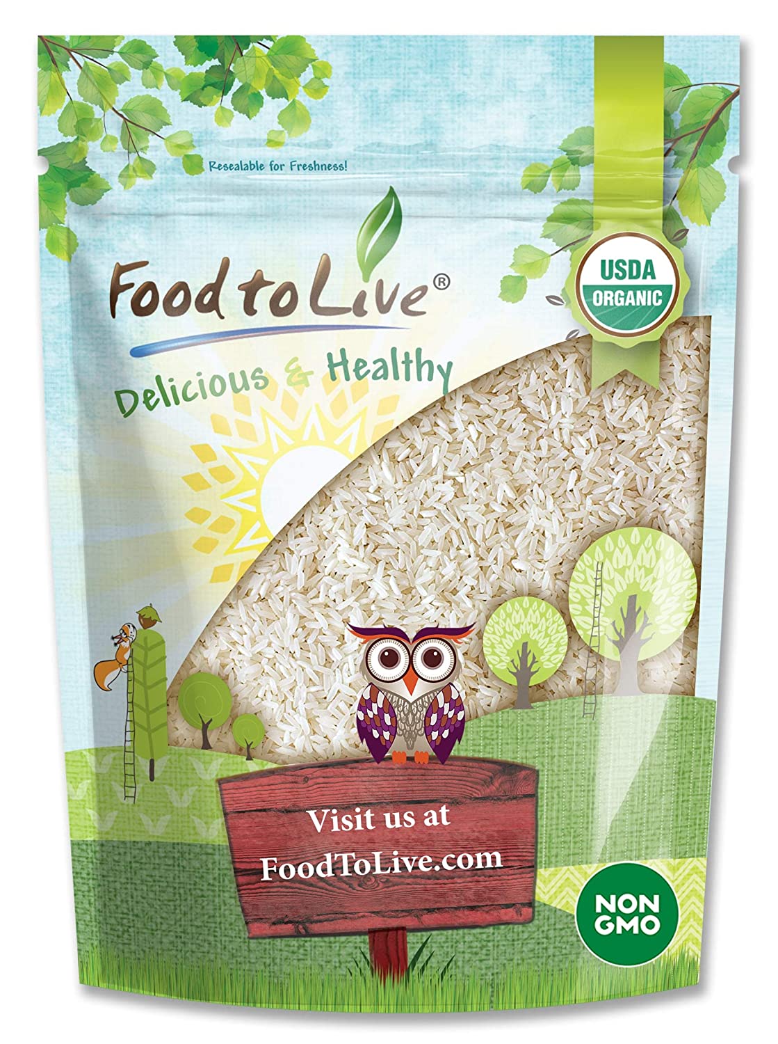 Organic Long Grain White Rice - by Food To Live