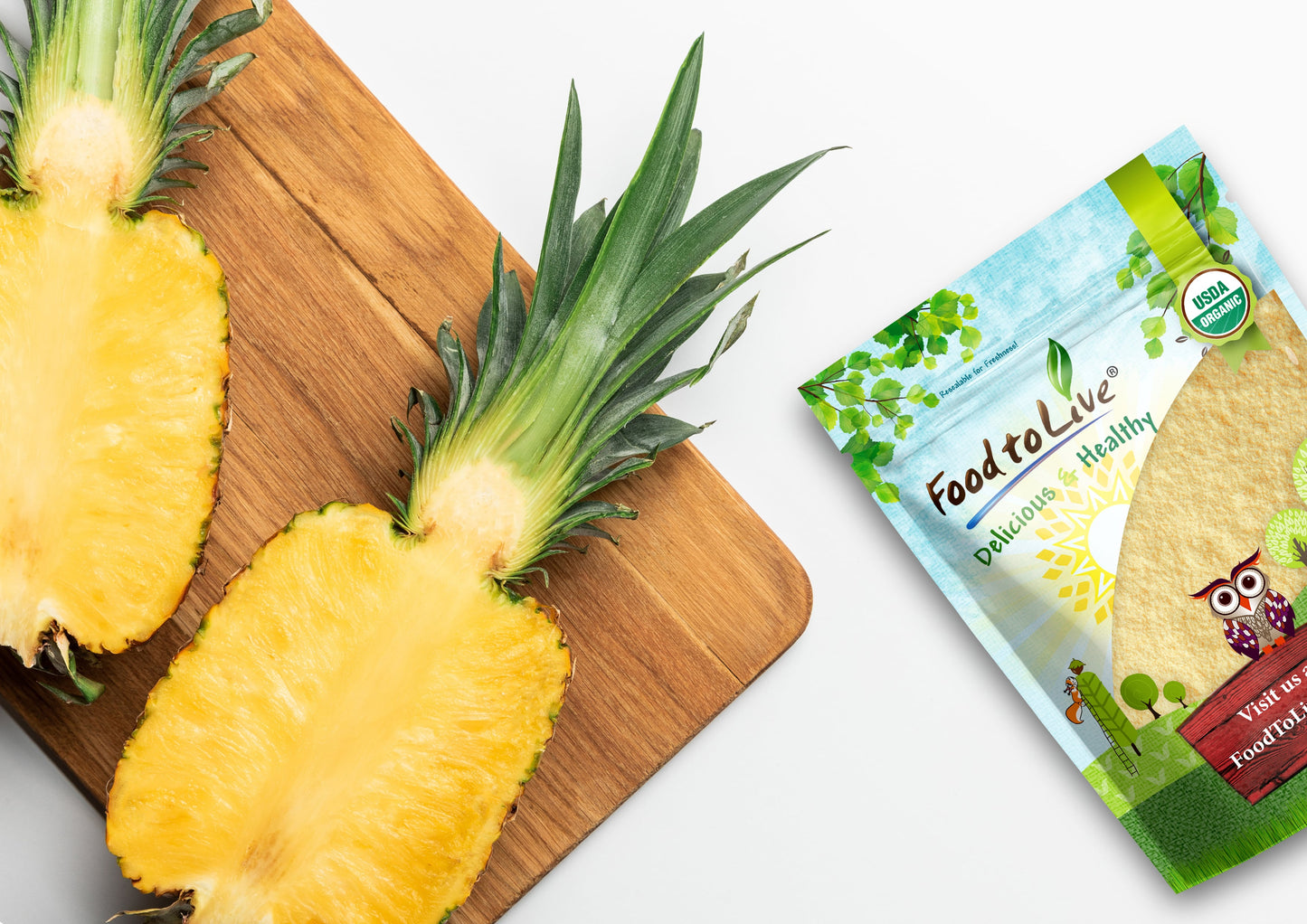 Organic Pineapple Powder - by Food To Live
