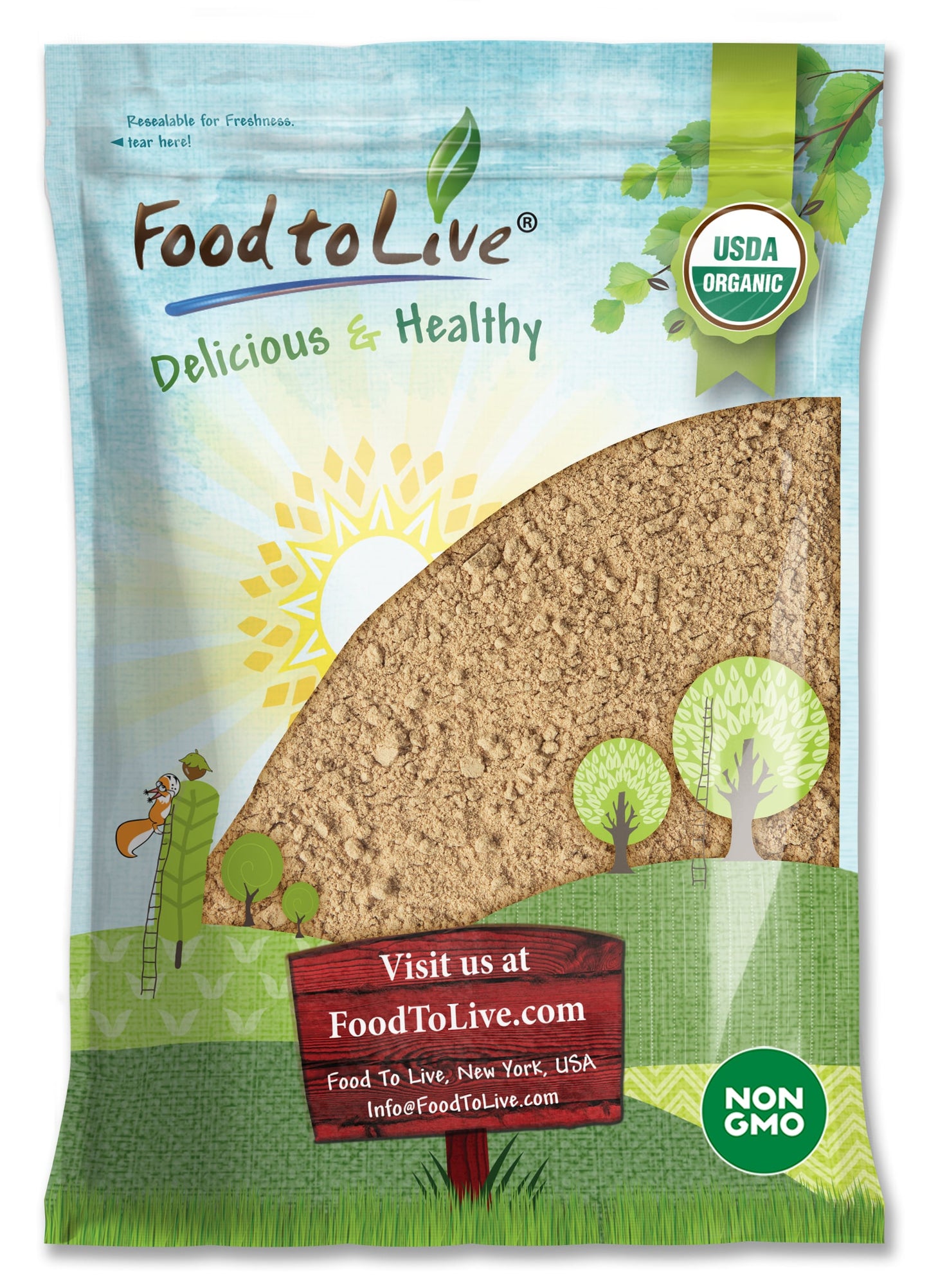 Organic Ripe Banana Powder - by Food To Live
