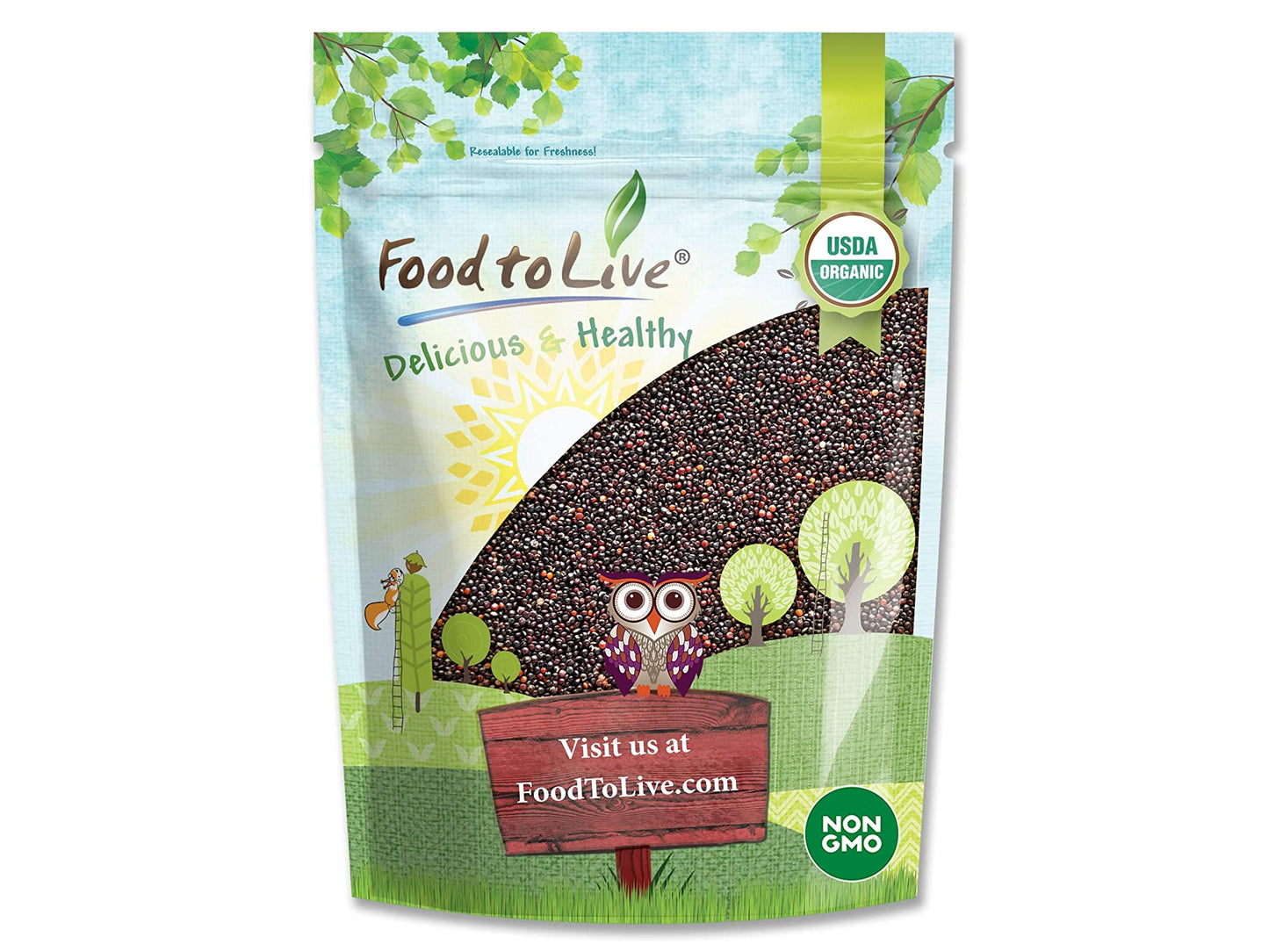 Organic Black Quinoa - by Food To Live