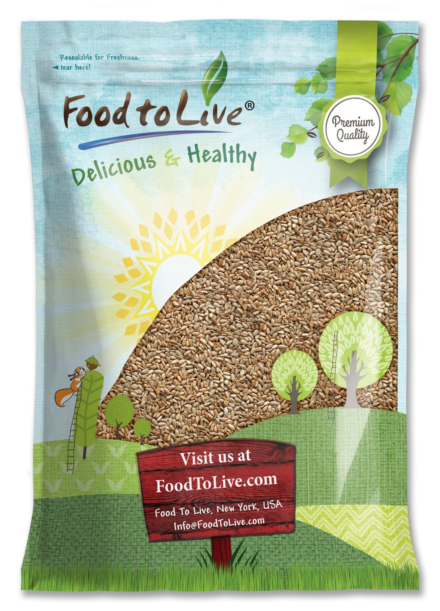 Dry Roasted Sunflower Seed Kernels - by Food To Live