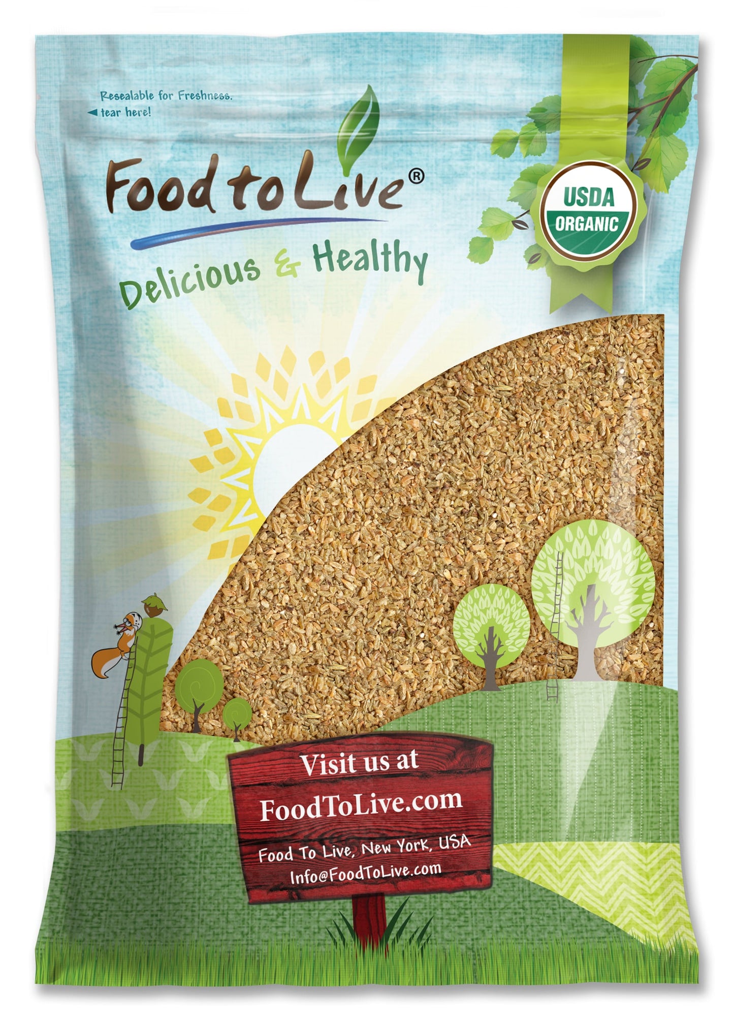 Organic Cracked Freekeh - by Food To Live