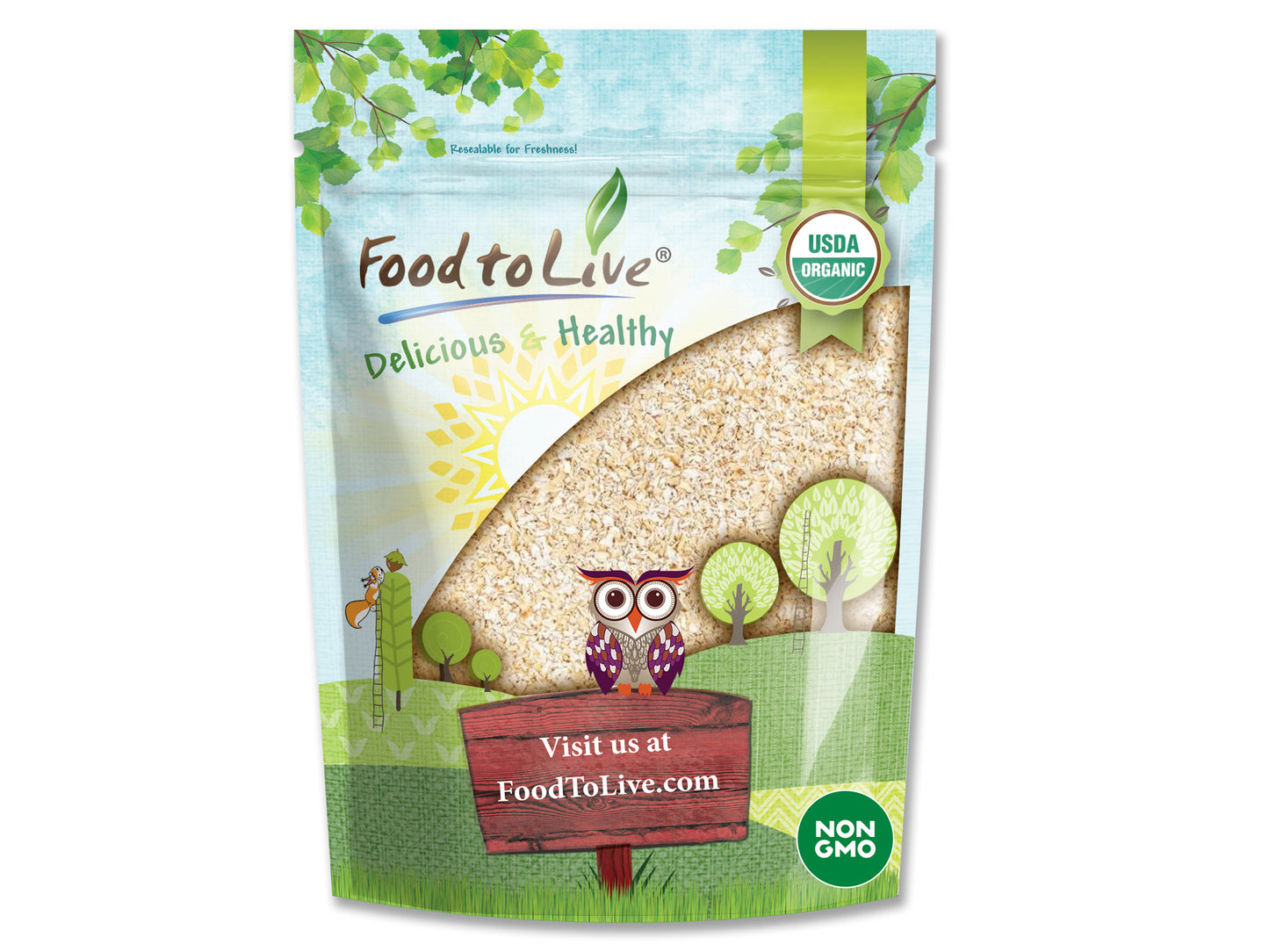 Organic Oat Bran - by Food To Live
