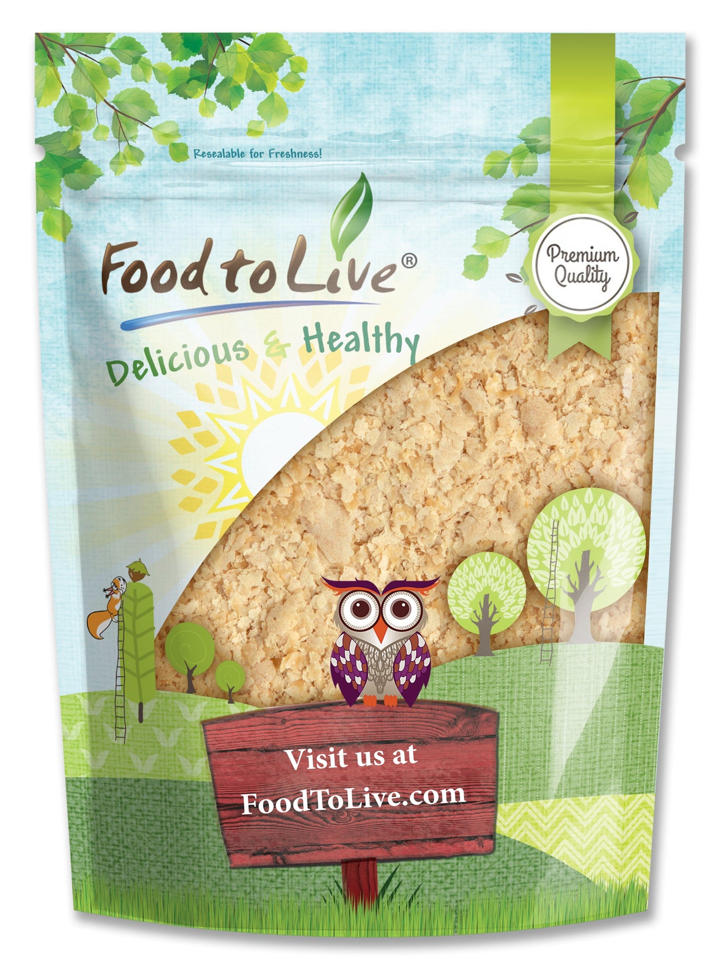 Nutritional Yeast Flakes - by Food To Live