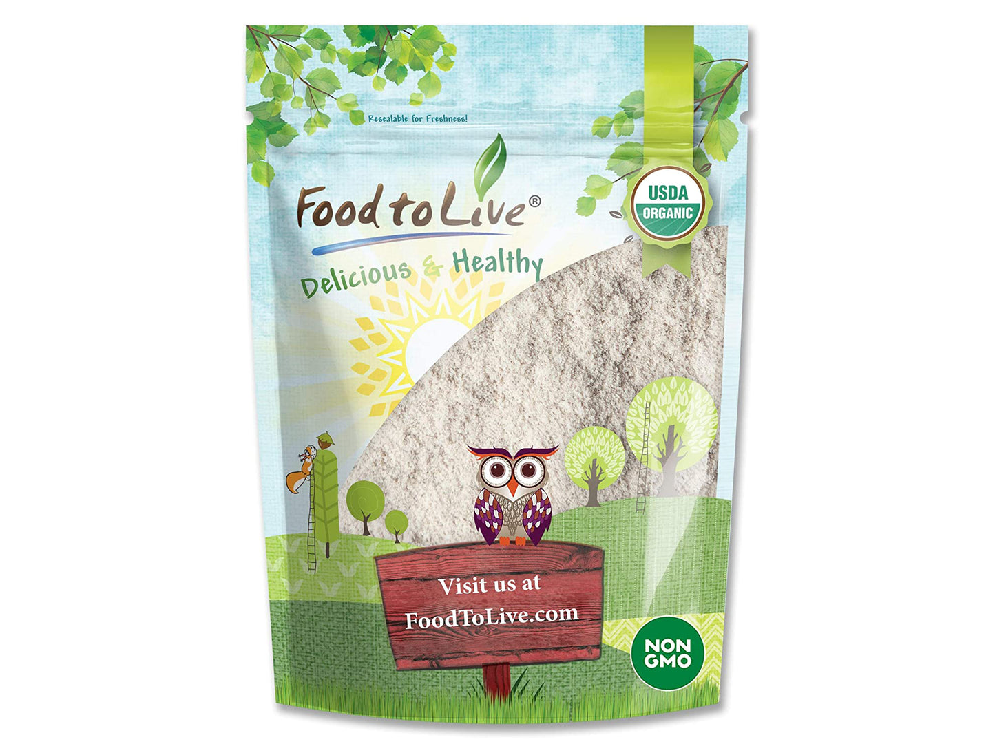 Organic Brown Rice Flour - by Food To Live