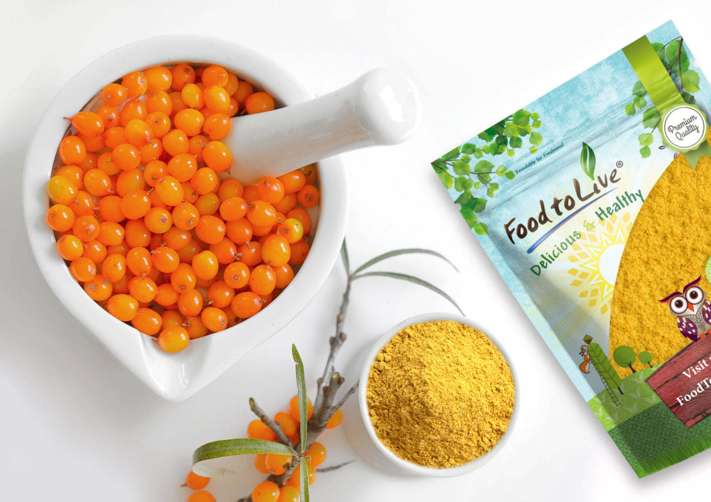 Sea Juice Buckthorn Powder - by Food To Live