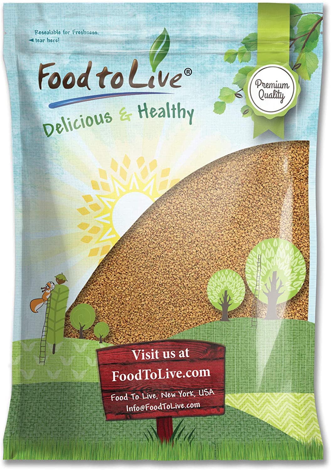 Fenugreek Seeds - by Food To Live