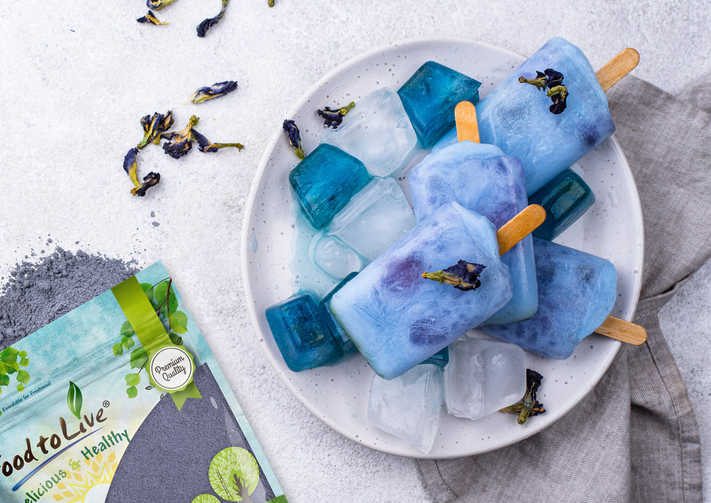 Butterfly Pea Flower Powder - by Food To Live