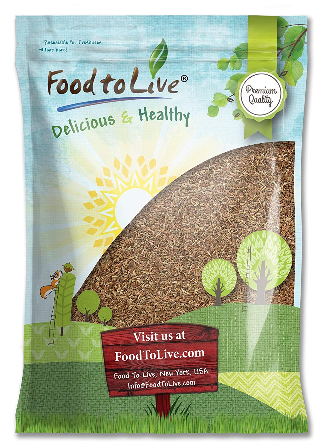 Cumin Seeds Whole - by Food To Live