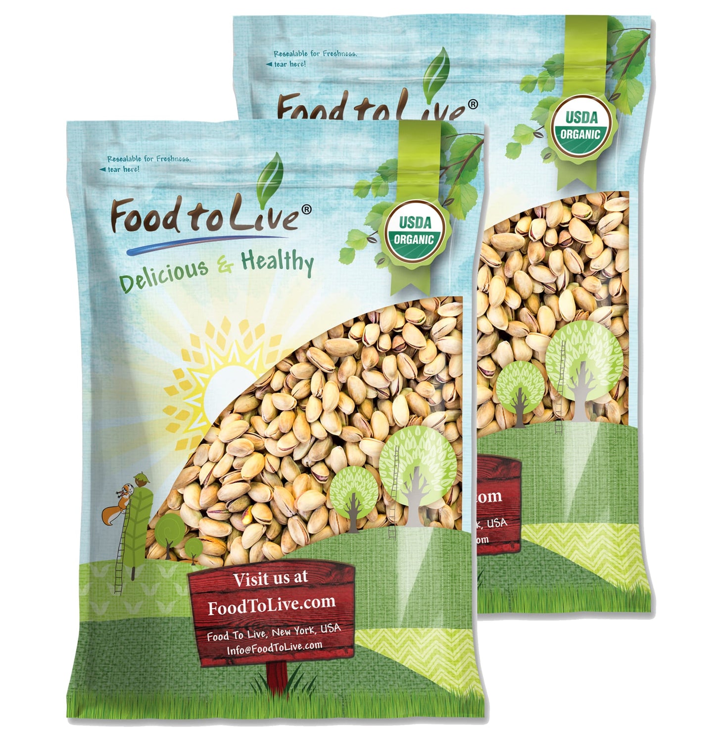 Organic Pistachios - by Food To Live