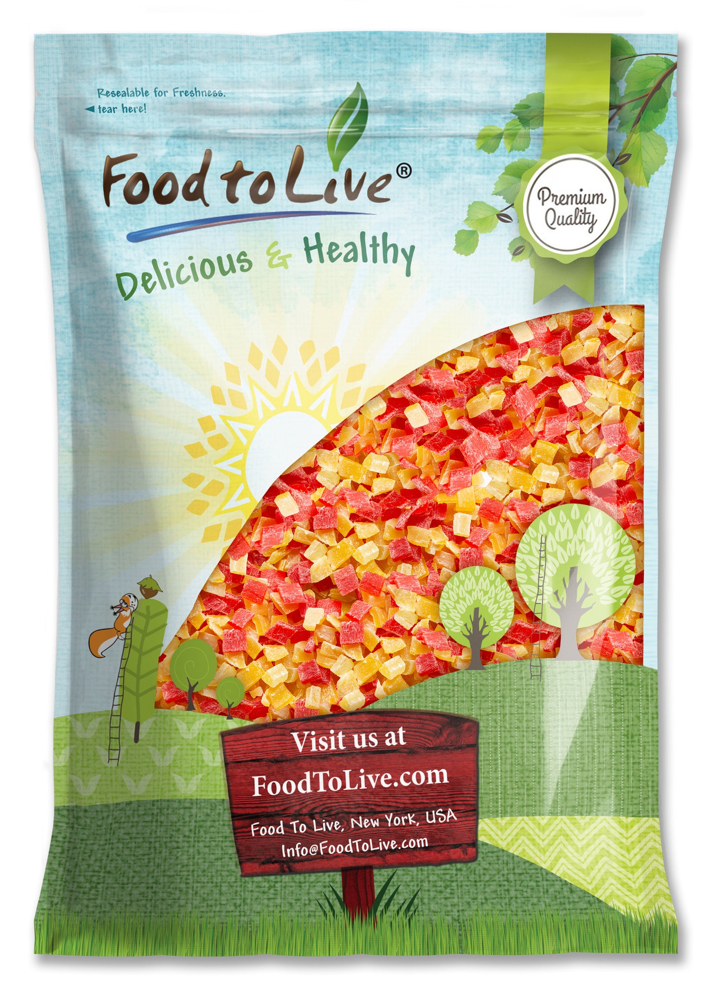 Diced Fruits Mix - by Food To Live