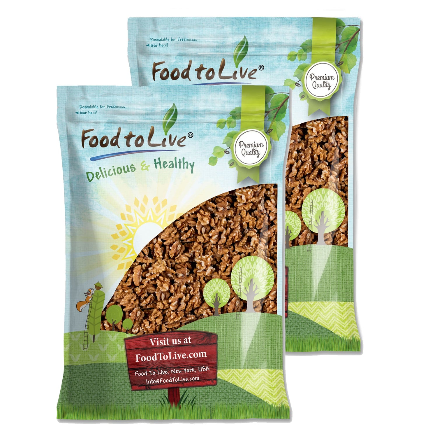 Raw Walnuts - by Food To Live
