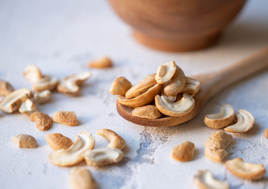 Dry Roasted Cashew Pieces with Himalayan Salt - by Food To Live