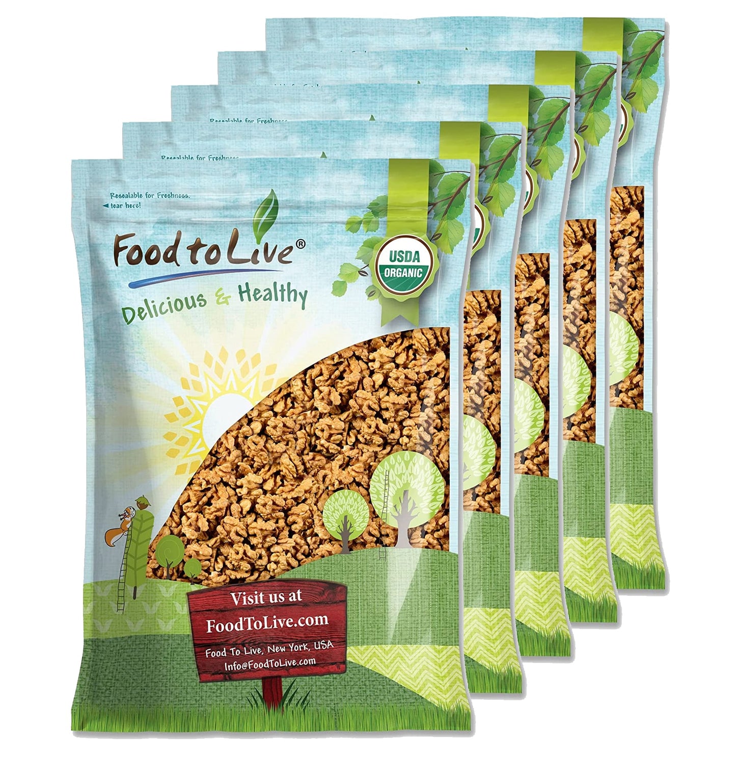 Organic Walnuts - by Food To Live