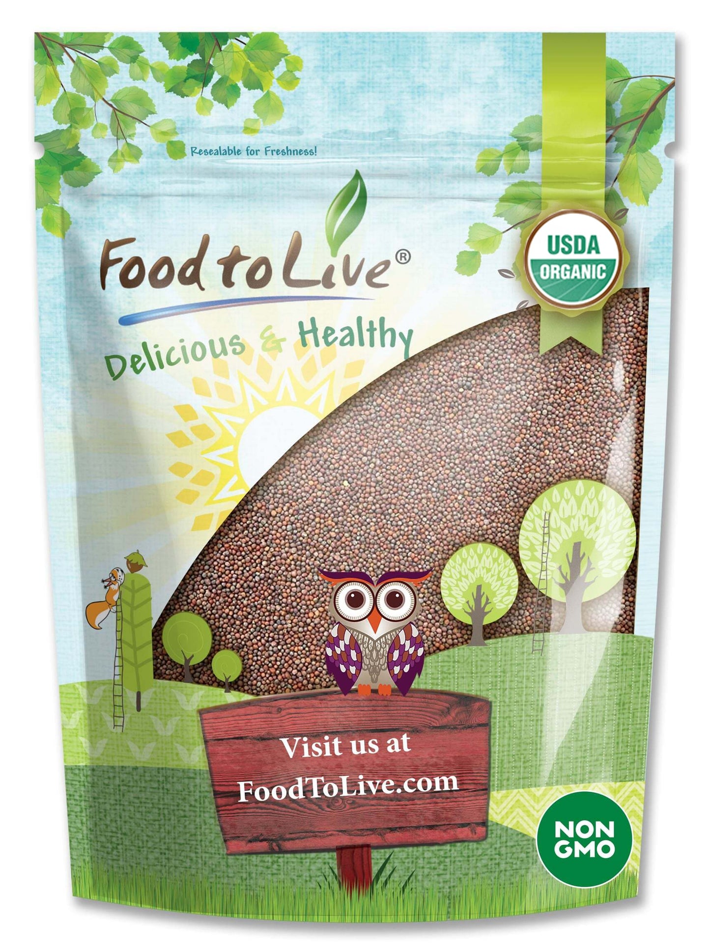 Organic Broccoli Seeds for Sprouting - by Food To Live