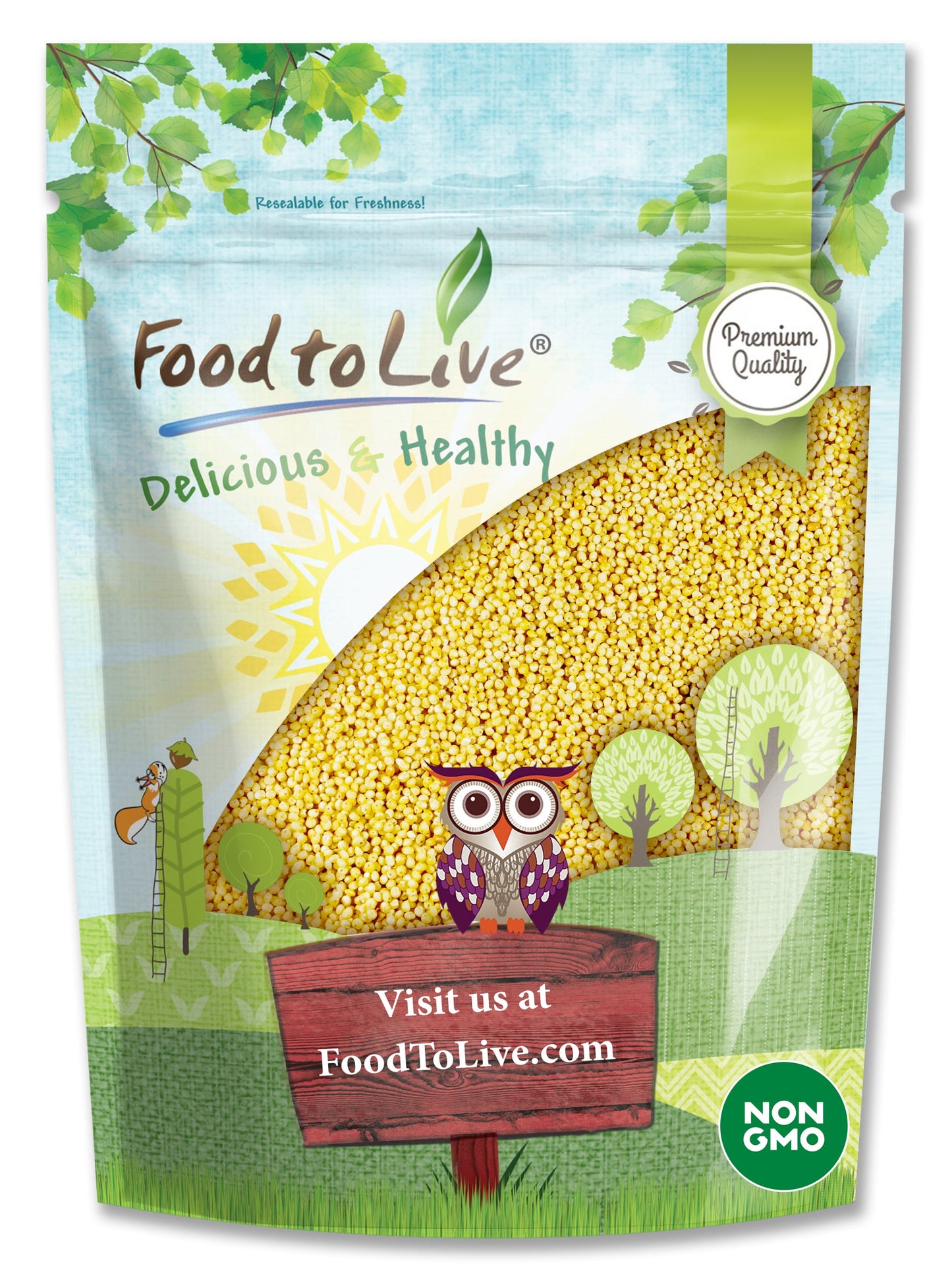 Hulled Millet - by Food To Live