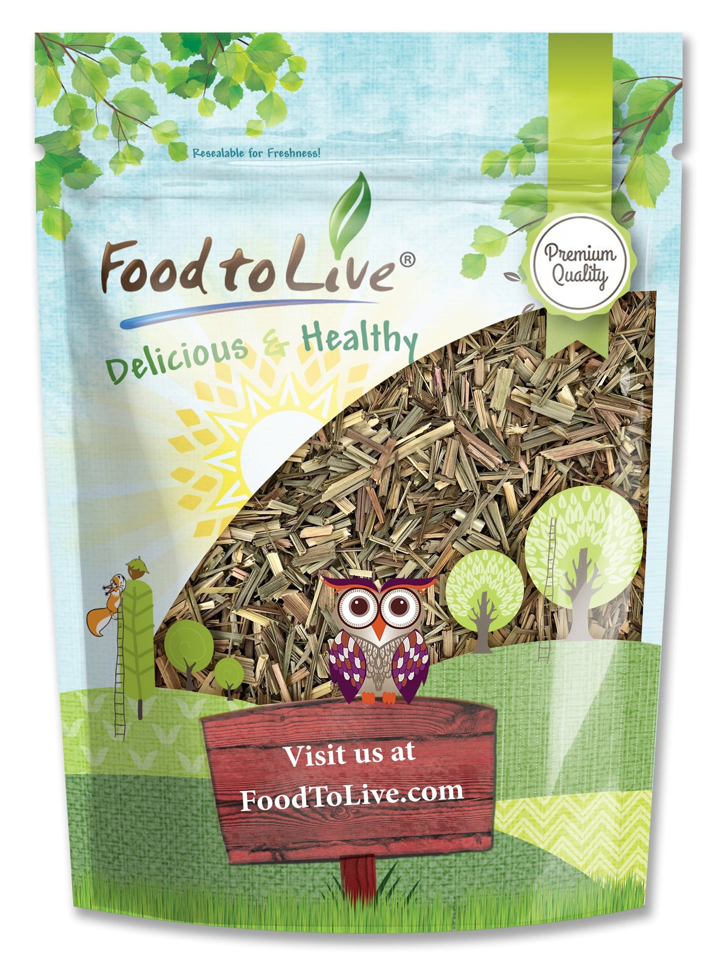 Dried Lemongrass Leaves - by Food To Live