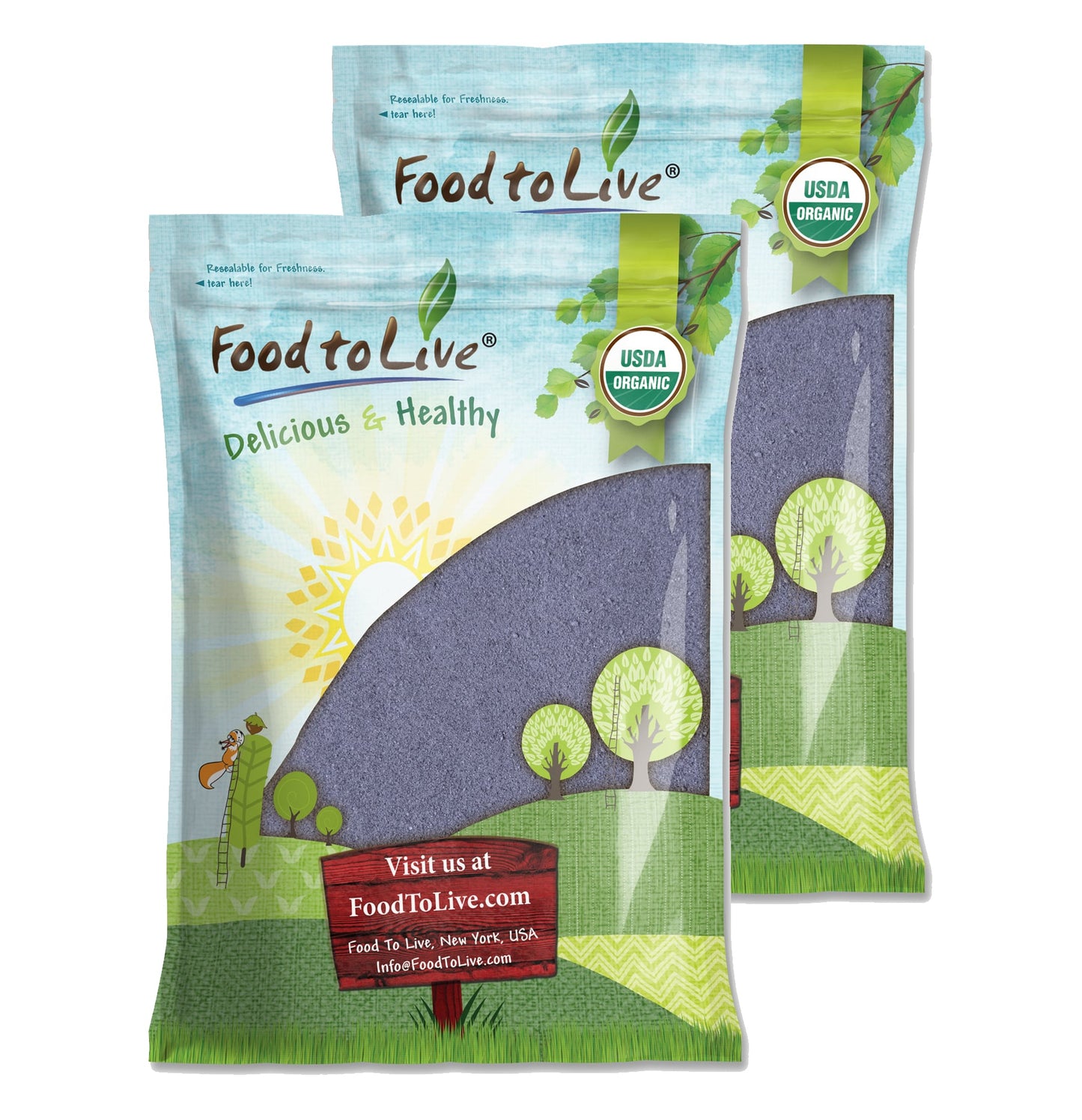 Organic Butterfly Pea Flower Powder - by Food To Live