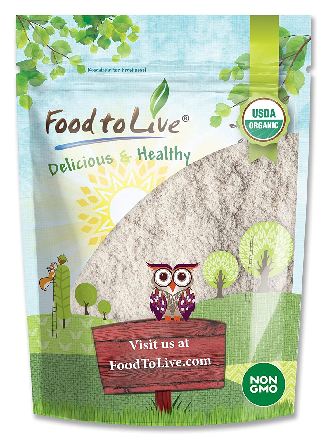 Organic Brown Rice Flour - by Food To Live