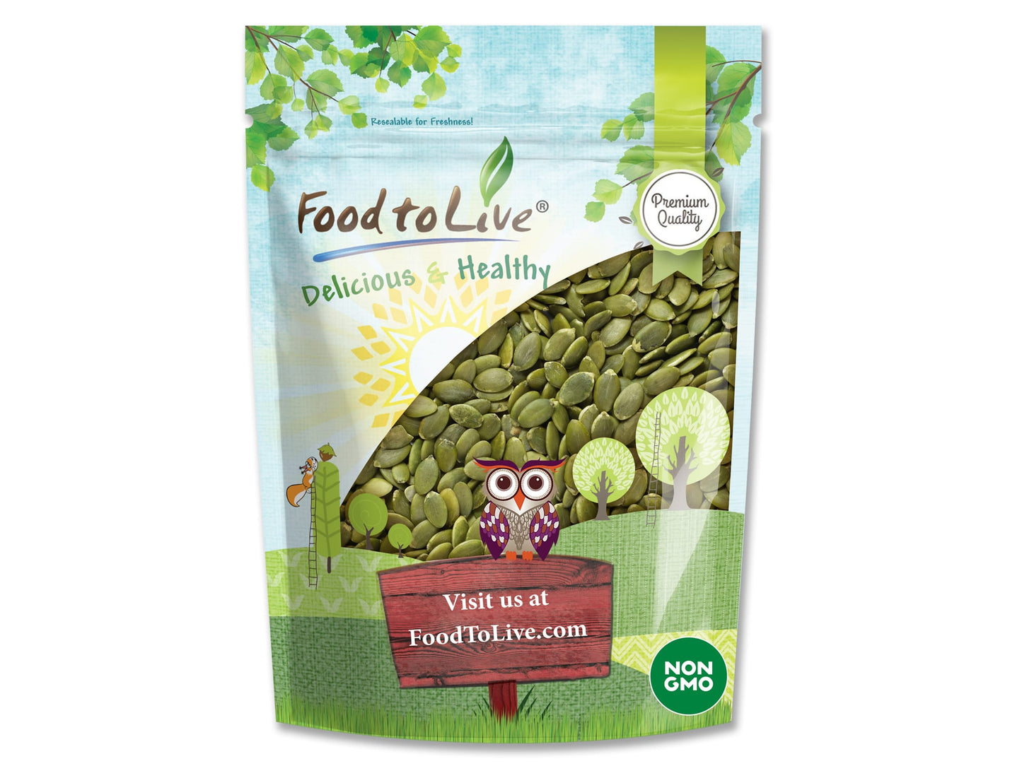 Pepitas / Pumpkin Seeds - by Food To Live