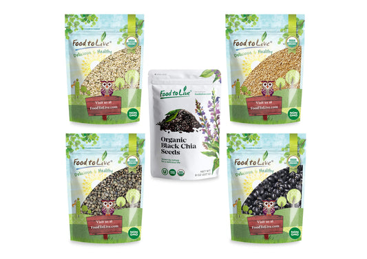 Organic Beans & Seeds in a Gift Box - by Food To Live