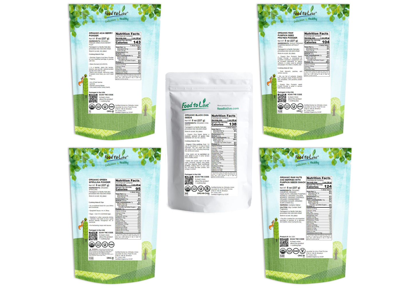 Organic Runner Gift Box - by Food To Live