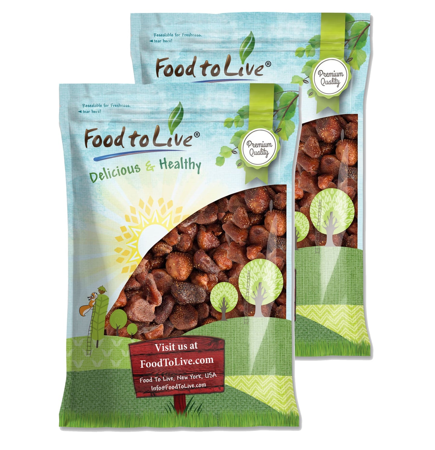 Whole Dried Strawberries - by Food To Live