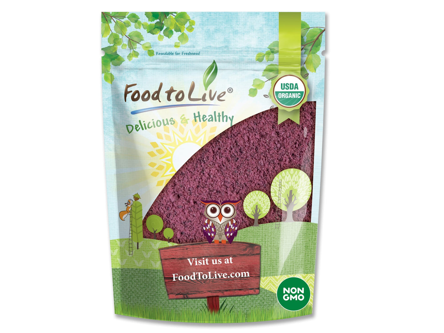 Organic Black Elderberry Powder - by Food To Live