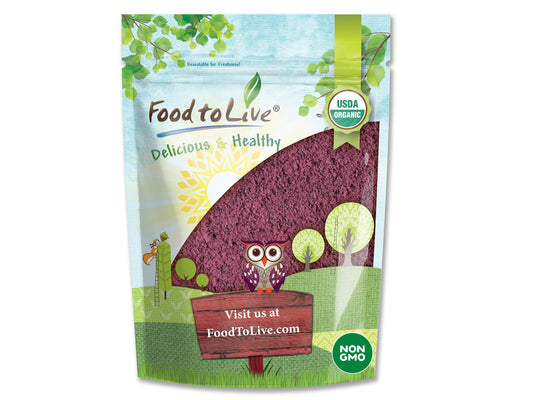 Organic Black Elderberry Juice Powder - by Food To Live