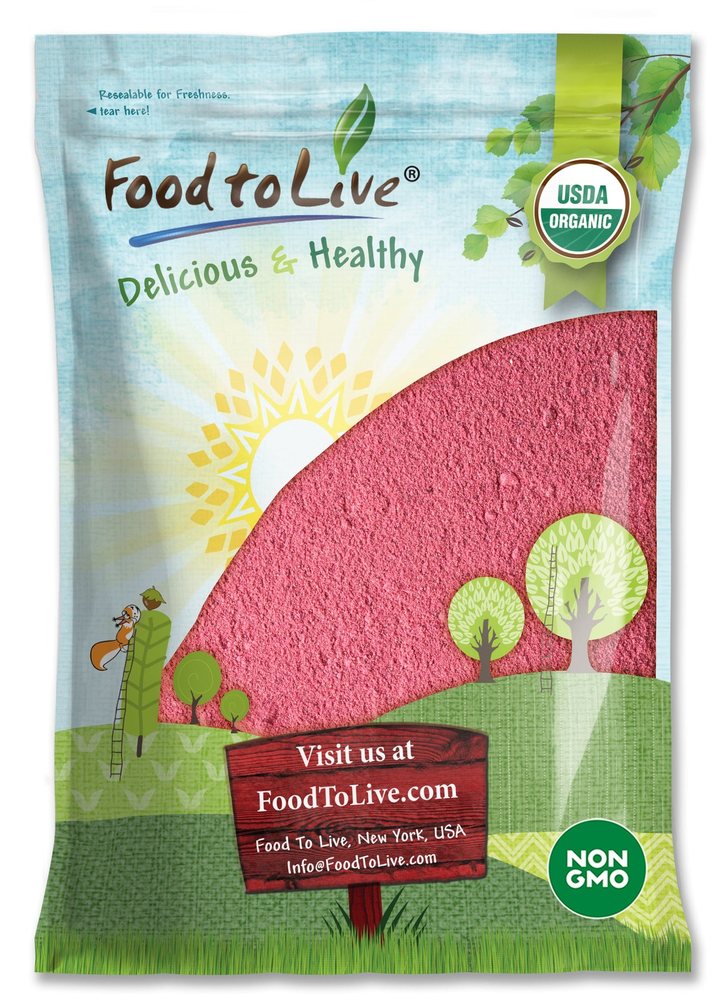 Organic Cranberry Powder - by Food To Live