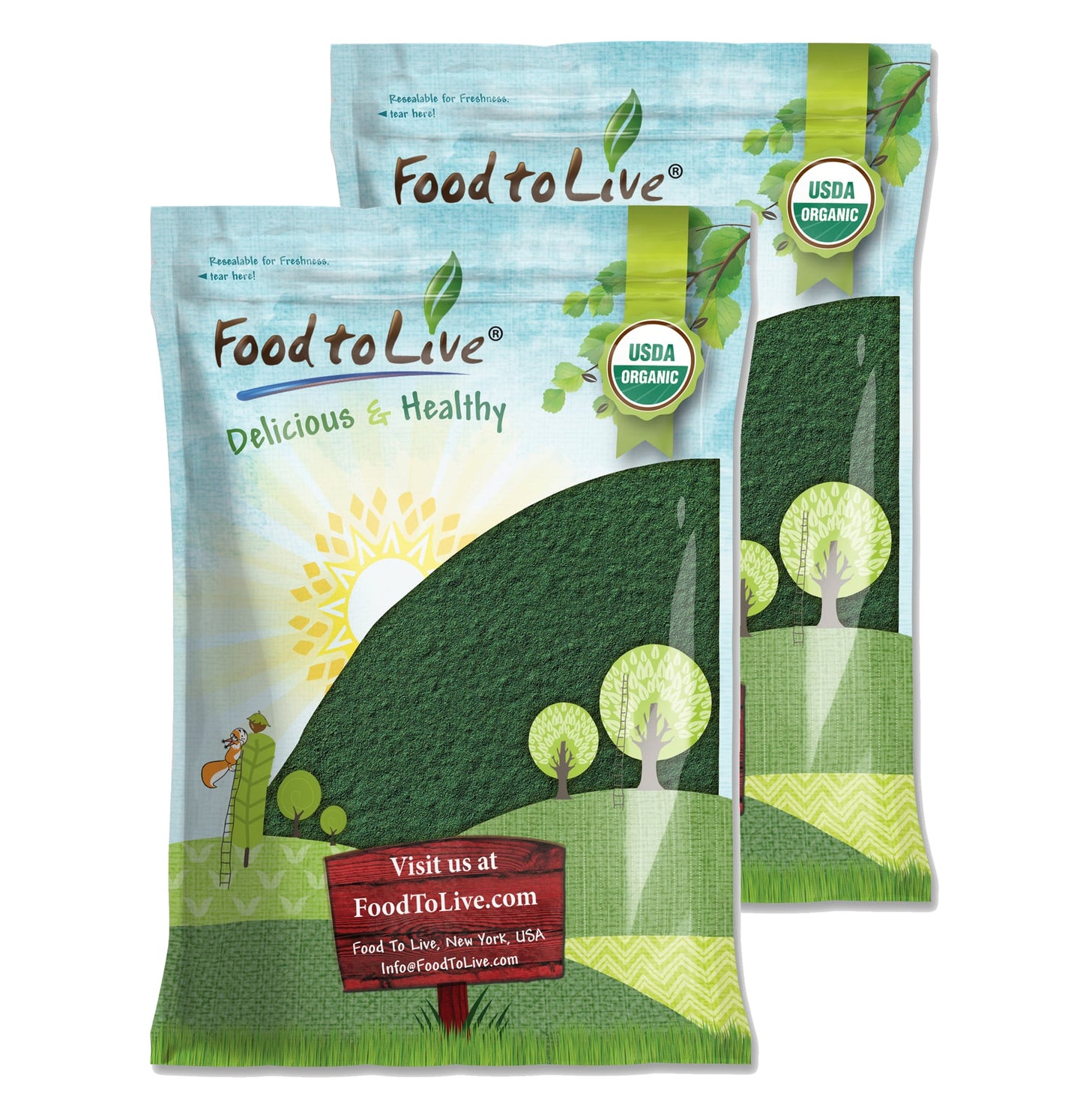 Organic Spirulina Powder - by Food To Live