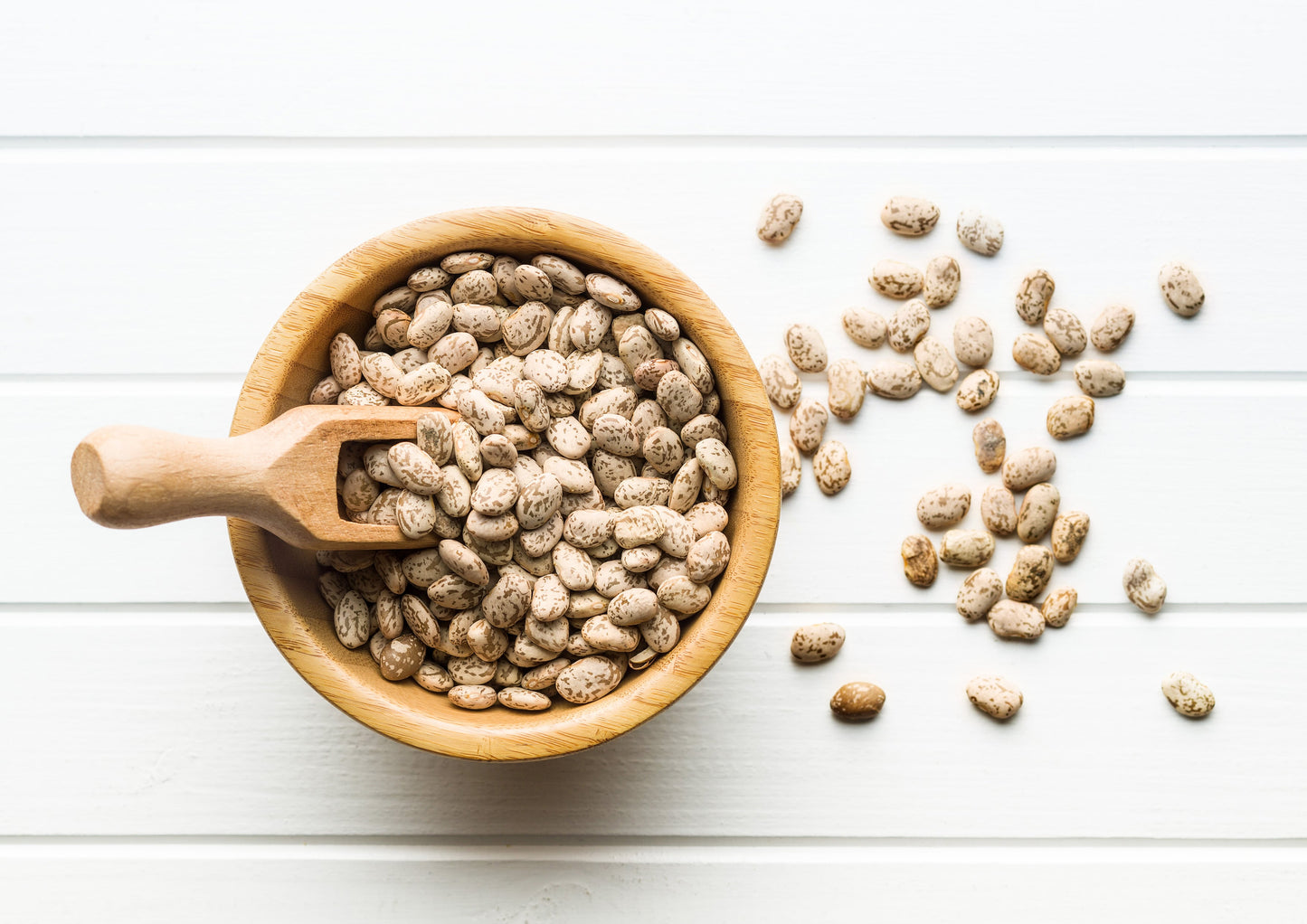 Pinto Beans — Non-GMO Verified, Raw, Dried, Vegan, Kosher, Bulk Frijol Seeds, Good Source of Protein, Fiber, Folate, Copper, and Thiamin. Low Sodium, Low Fat, Great for Cooking, Soups, Chili. Made in USA