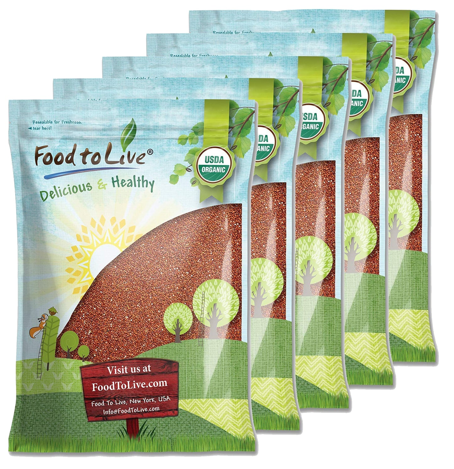 Organic Red Quinoa - by Food To Live