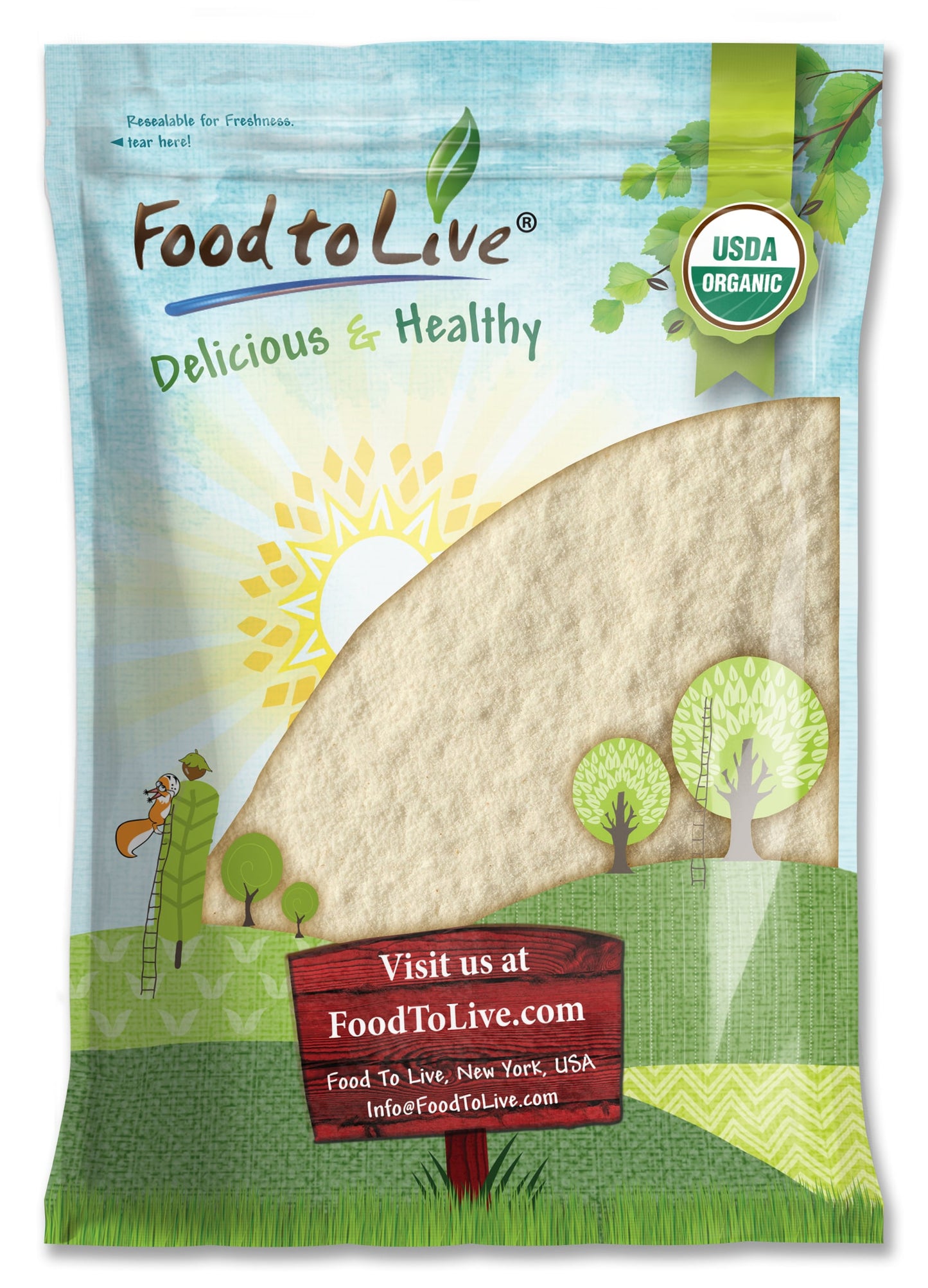 Organic Lemon Juice Powder - by Food To Live