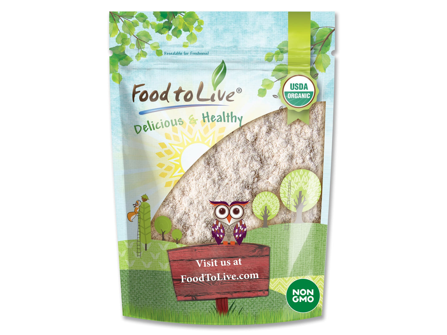 Organic Whole Grain Buckwheat Flour Blend - by Food To Live