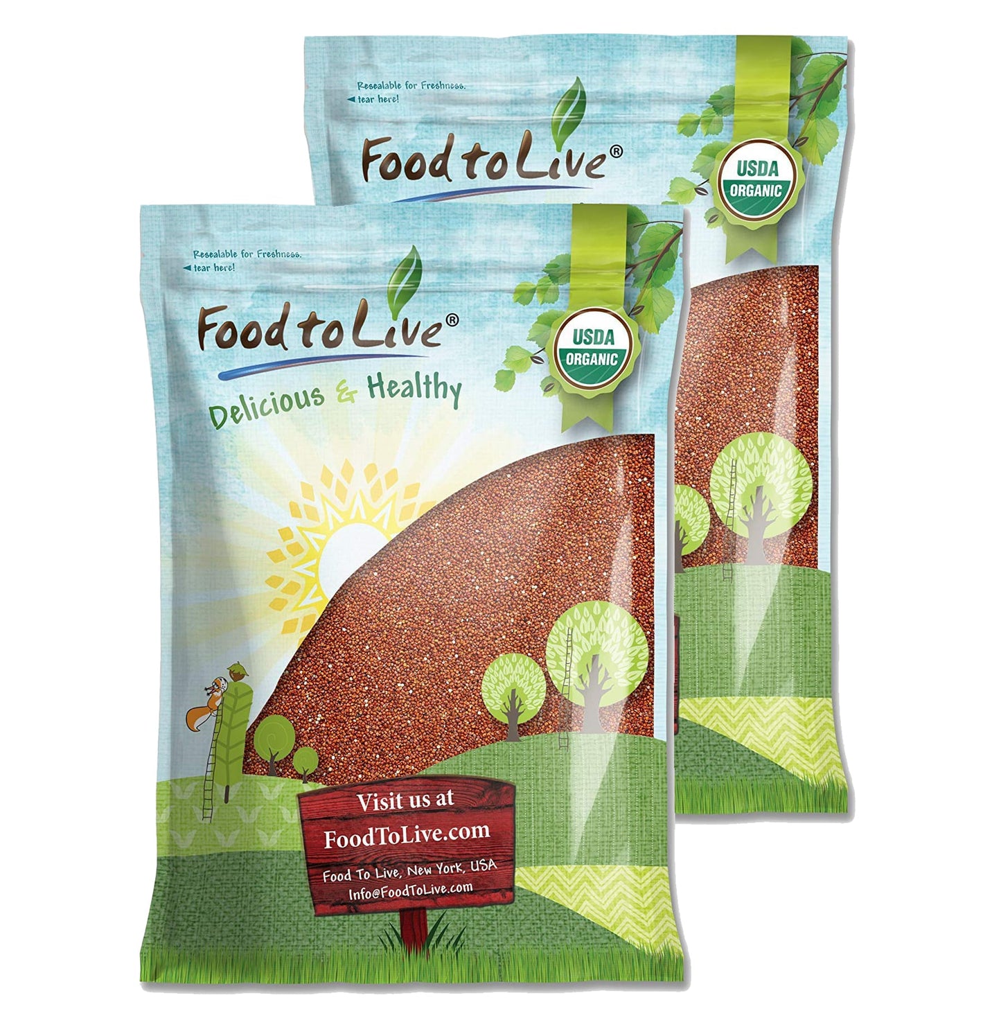Organic Red Quinoa - by Food To Live