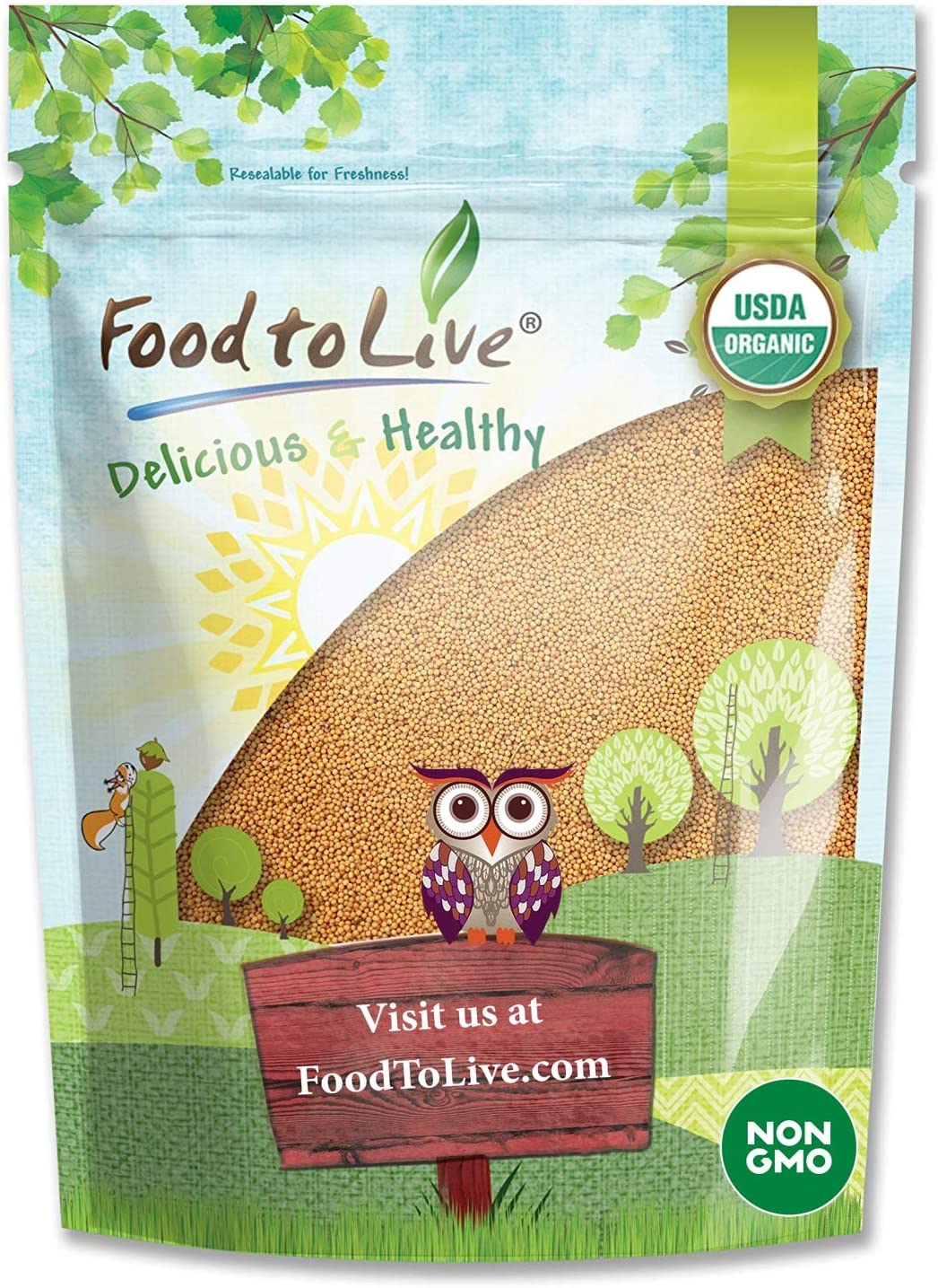 Organic Mustard Seeds - by Food To Live