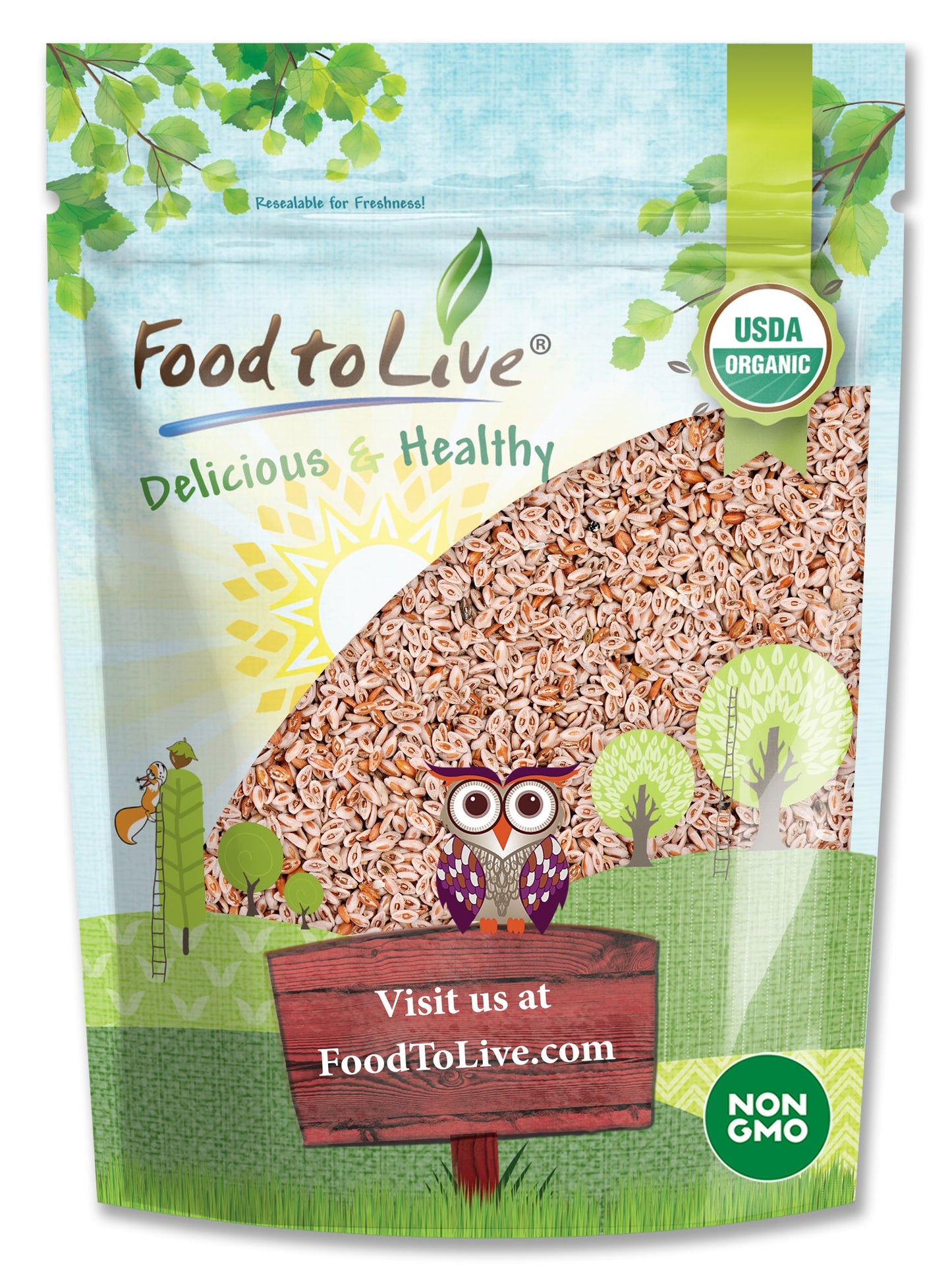 Organic Whole Psyllium Seeds - by Food To Live