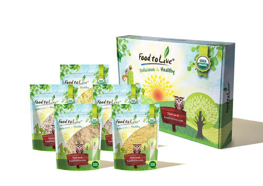 Organic Flours in a Gift Box - by Food To Live