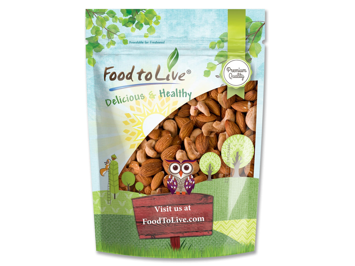 Almonds and Cashews Mix - by Food To Live