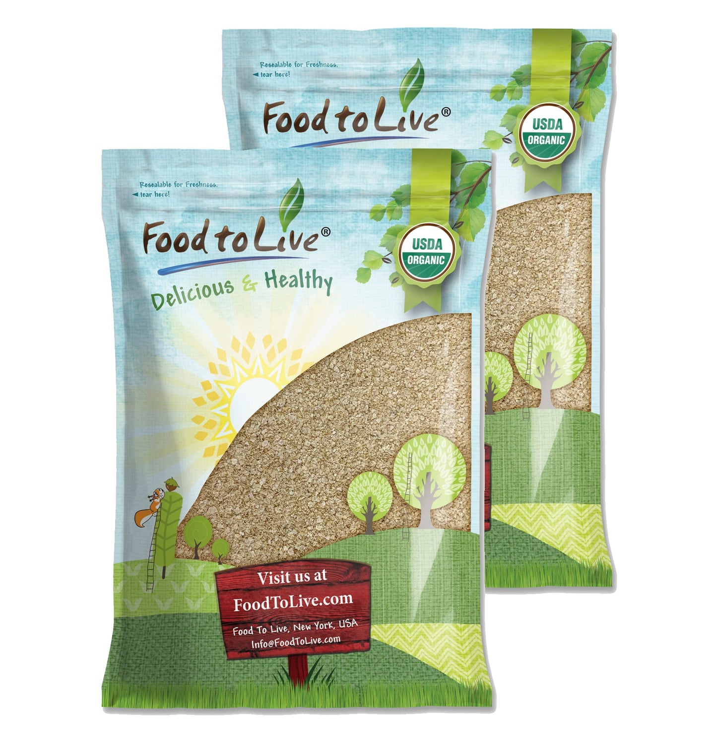 Organic Amaranth Flakes - by Food To Live