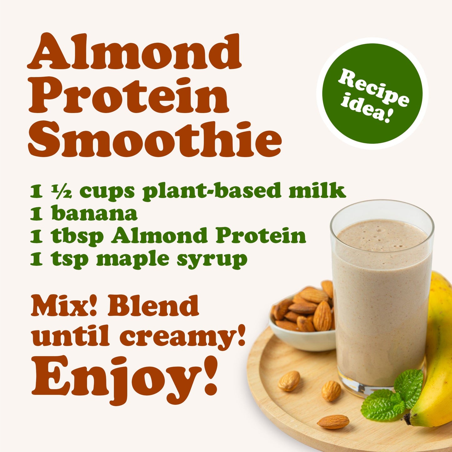 Organic Almond Protein Powder – Vegan, Kosher, Bulk – by Food to Live