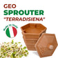 GEO Sprouter "Terradisiena"  - Natural Clay, Easy-to-Use, Durable, Eco-Friendly