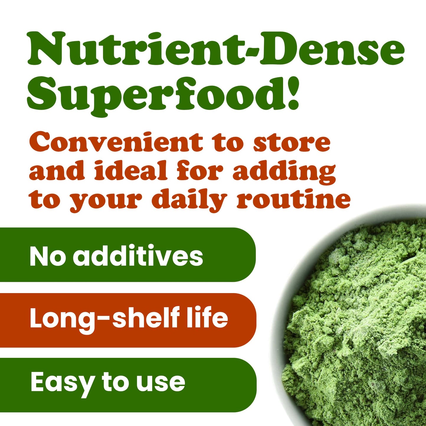 Wheatgrass Powder – Superfood, Rich in Vitamins & Nutrients, 100% Pure, Nutrient-Dense Superfood, Vegan, Raw, Kosher, Bulk