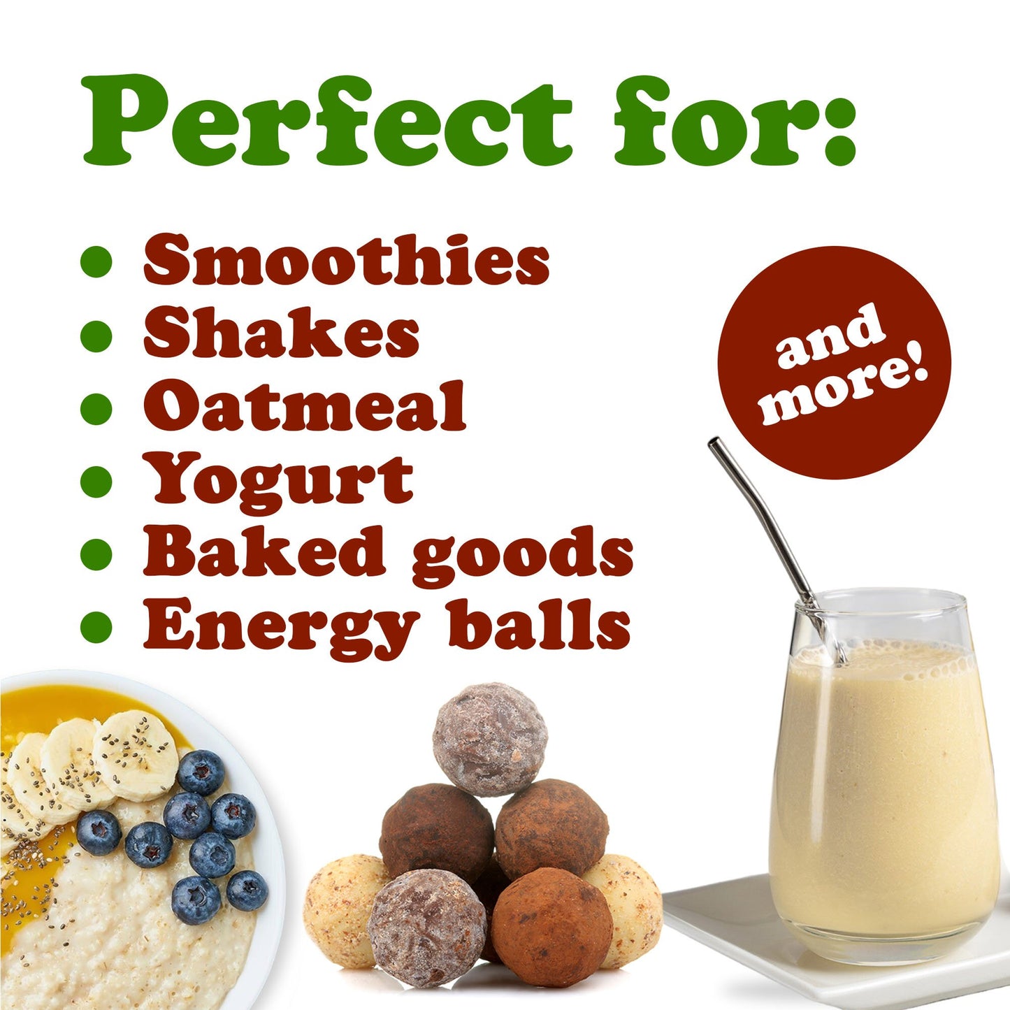 Organic Energize Chocolate Protein Mix – Vegan, Kosher, Bulk – by Food to Live