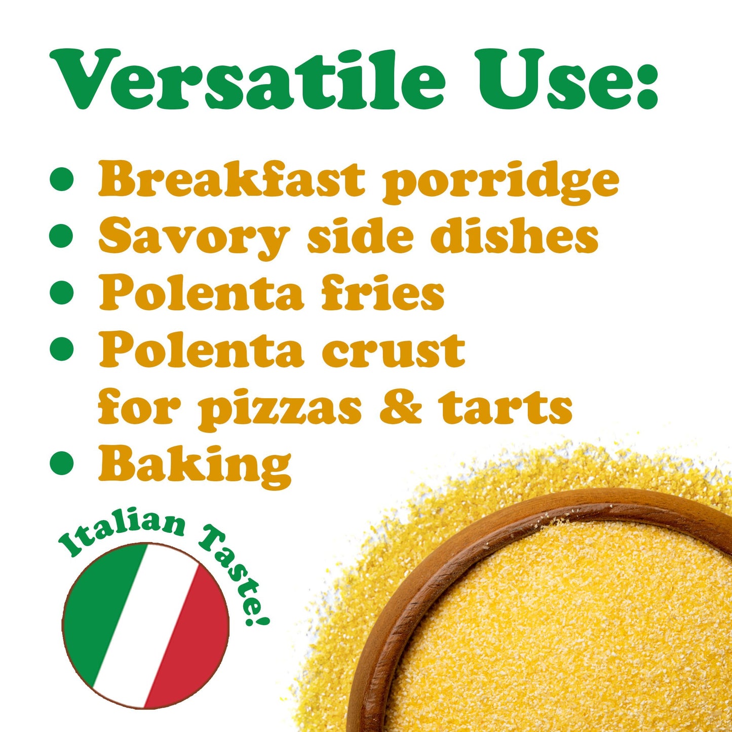 Gluten-Free Yellow Polenta - by Food to Live