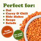 Organic Red Lentils (Football) - by Food to Live