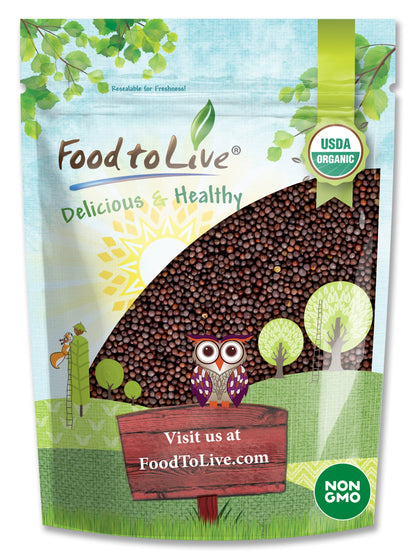 Organic Brown Mustard Seeds - by Food To Live