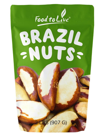 Dry Roasted Brazil Nuts with Himalayan Salt - by Food To Live